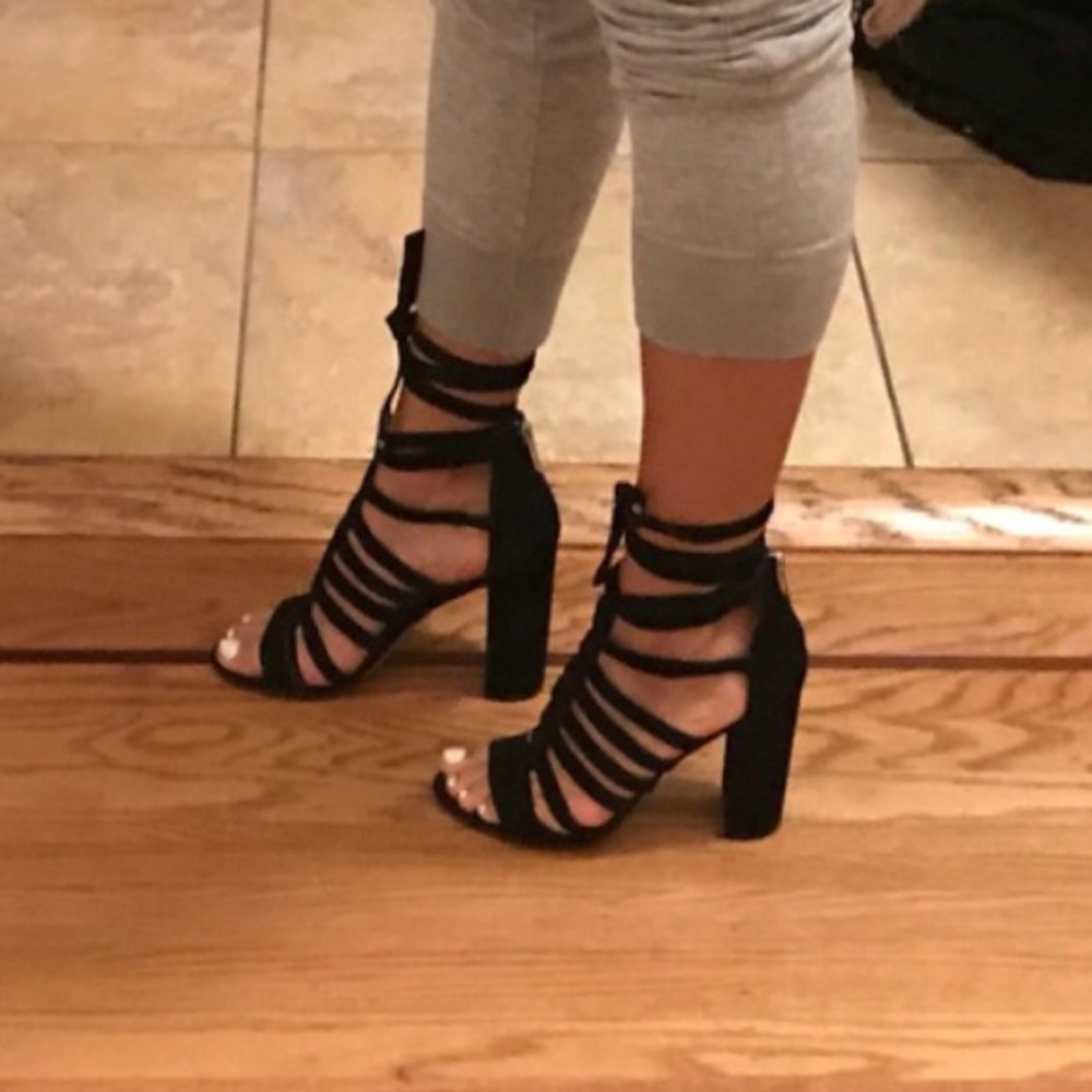 Sam Edelman lace up high sandals